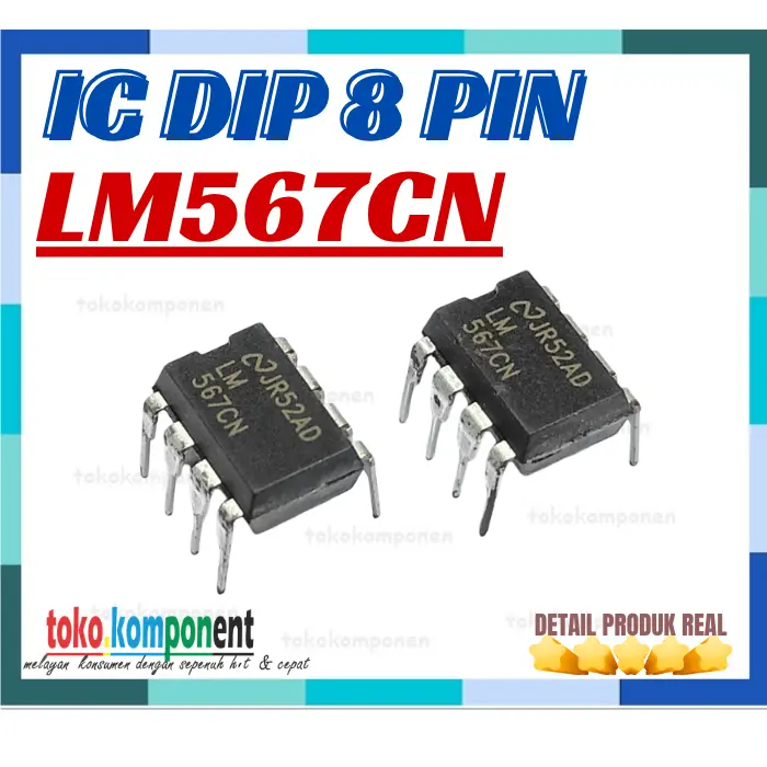 LM567 LM567CN LM567 CN LM 567 CN tone decoder ic dip 8 pin