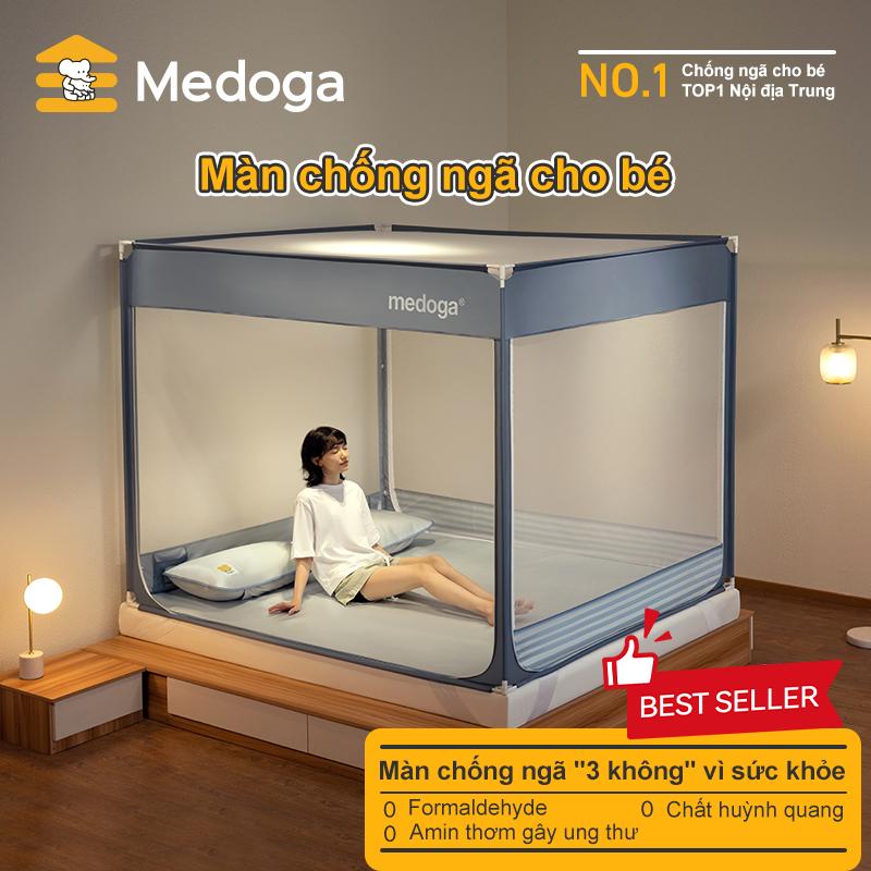   CHUYÊN DỤNG  Màn Chống Ngã Medoga - Mùng Khung Vuông | Chống Muỗi | Chắn Giường | Chống Ngã Giường Cho Bé Yêu Con Cưng | Không Khoan Tường | Chống Lật | Khung Sắt Chắc Chắn | Chất Liệu Vải An Toàn 