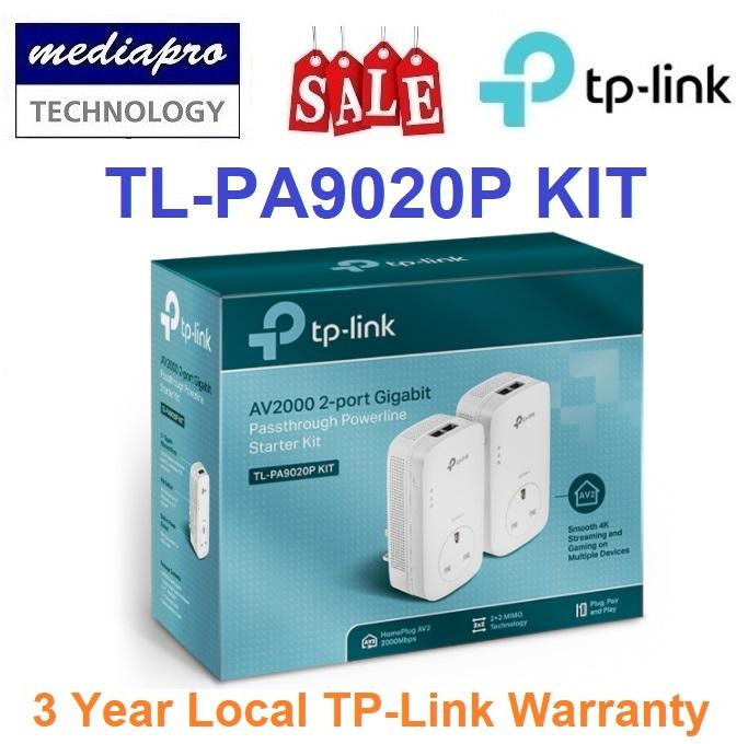 Kit de 2 unités de port Gigabit TP-Link AV2000 avec prise CPL Kit de 2 unités de port Gigabit TP-Link AV2000 avec prise CPL