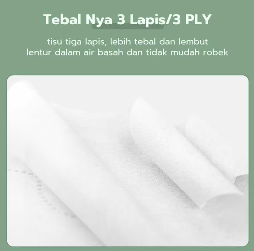 [Penawaran Super Baru] Tisu Wajah Mewah GLOSSE 3 Lapis, 360 Lembar, Tisu Wajah untuk Bayi, Gratis Ongkir, Harga Promosi