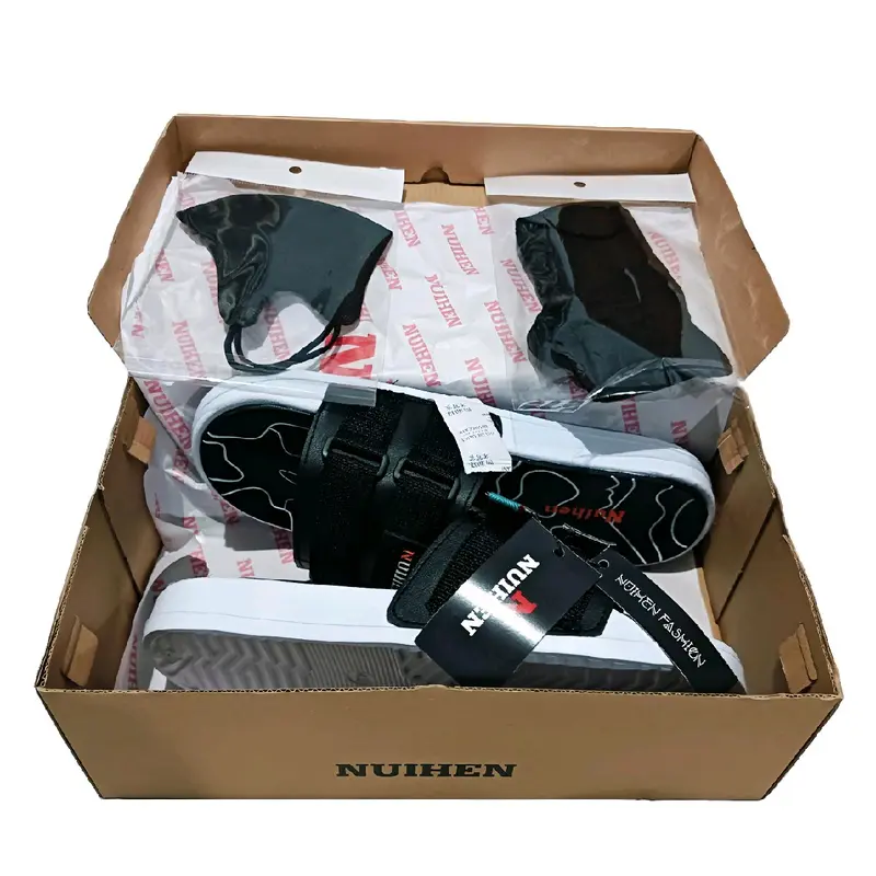Nuihen sandal slop casual motif kekinian slide pria wanita#sandal karet#sandal viral#sandal shoes kekinian sendal Kasual 1
