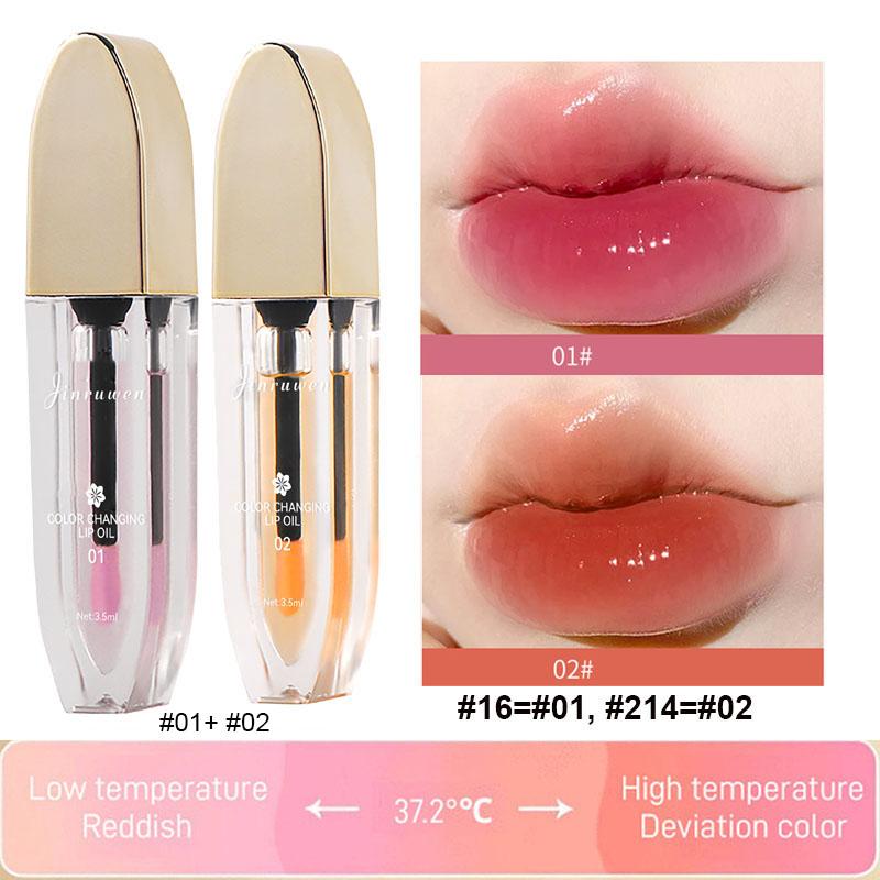 Dầu Tinh Chất Dưỡng Môi Đổi Màu JINRUWEN Dưỡng Ẩm Trang Điểm 1 miếng