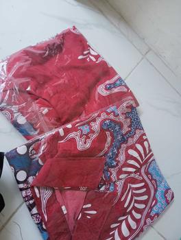Product Review of Baju Batik Couple Lengan Pendek Terbaru Motif Kopri Biru Pasangan Dewasa - Wanita Katun Dress Sarimbit from D**i R**r 0