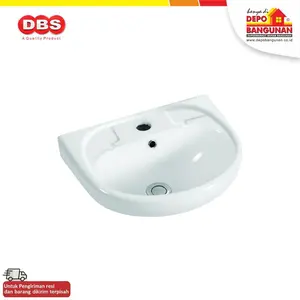 DBS Wastafel Cuci Tangan LUCY - Model Gantung Dinding (Wall Hung Basin)