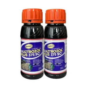 DK Aztrozol Plus 375 SC bahan aktif Azoksistrobin (200 g/l), Difenokonazol (125 g/l), Heksakonazol (50 g/l) kemasan 250ml