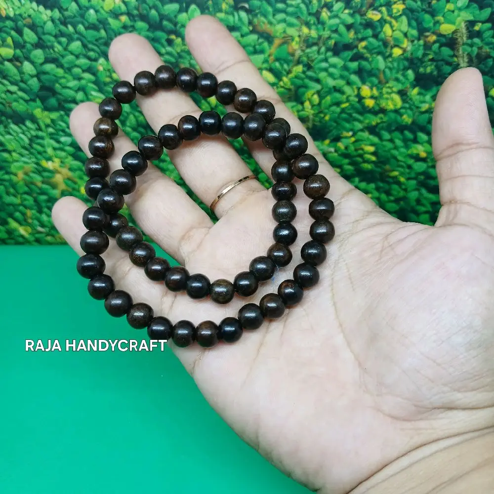 Gelang kayu iksir asli gelang iksir natural diameter 6mm 8mm 10mm 12mm 14mm 16mm