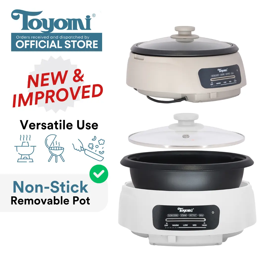 Toyomi 4.0L 4-in-1 Multi Cooker Steamboat Hot Pot MC 4646