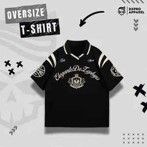 Elegante De Zephyrs Oversize Kerah Rugby Heavy Cotton unisex VT