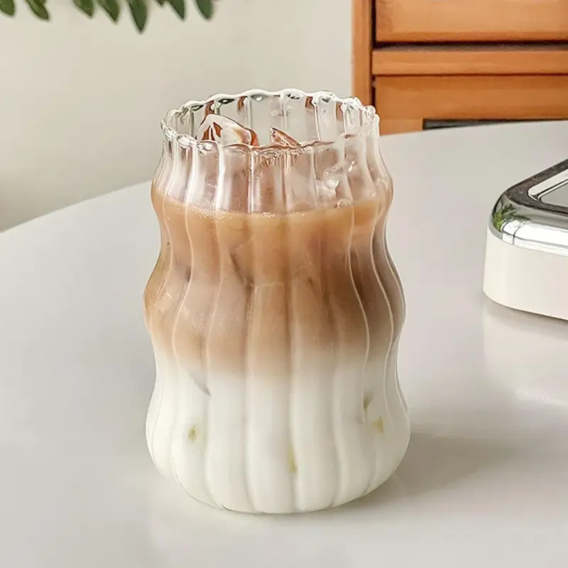 One Two Cups Gelas Kaca Borosilicate Aesthetic Coffee Glass - GK23 Peralatan Kopi Minuman 0