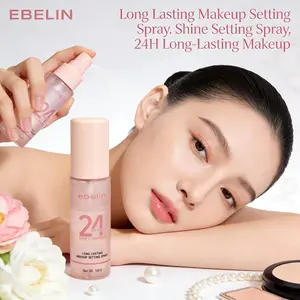 EBELIN - Long Lasting Makeup Setting Spray 50ml | Spray Wajah, Makeup Fixer, Ringan & Menyegarkan, Tahan Lama Seharian, Cocok untuk Semua Jenis Kulit