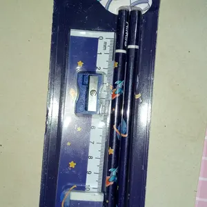 [READY] Aimilo 5in1 Pensil Set Alat Tulis Anak Lucu Dan Penghapus Untuk Tempat Pensil Buku Tulis Sekolah Stationery