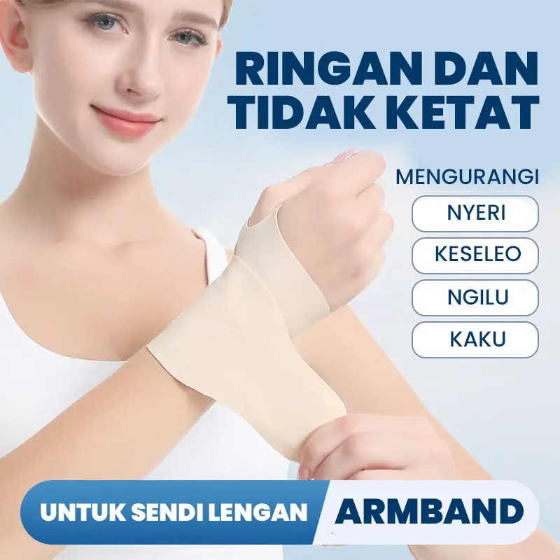 Wristband Armband ORIGINAL Pelindung Pergelangan Tangan Bernafas