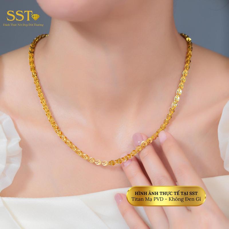  Dây Chuyền Nữ SST Mặt Phụng To Titan Không Đen Không Rỉ Sét VC528 