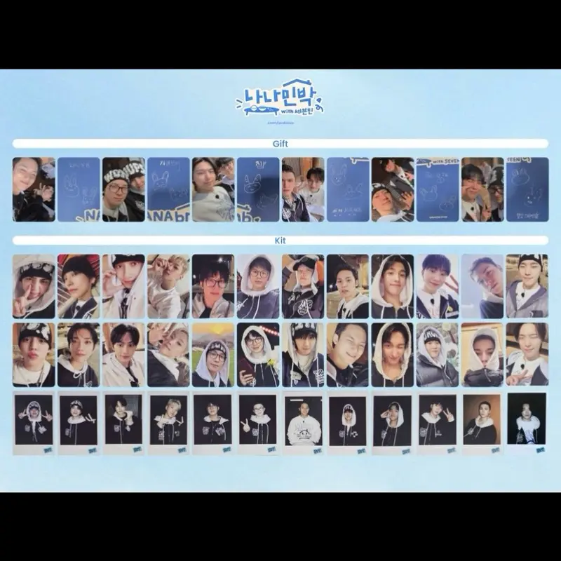 PHOTOCARD OFFICIAL SEVENTEEN NANA BNB KIT&GIFT