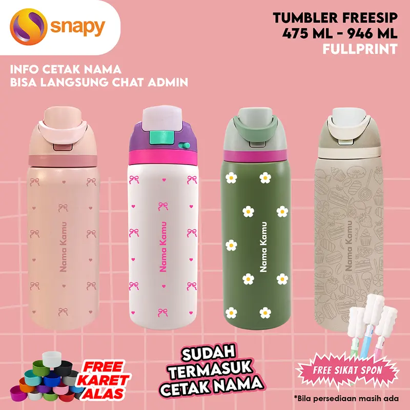 Botol Minum Tumblr Custom Insulated Water Bottle Freesip Tumbler 1