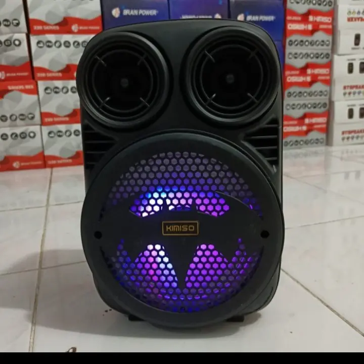 Speaker Bluethooth Karaoker Motif Batman Tipe 3391 Gratis Microphone Series 6.5Inc Bluetooth 3