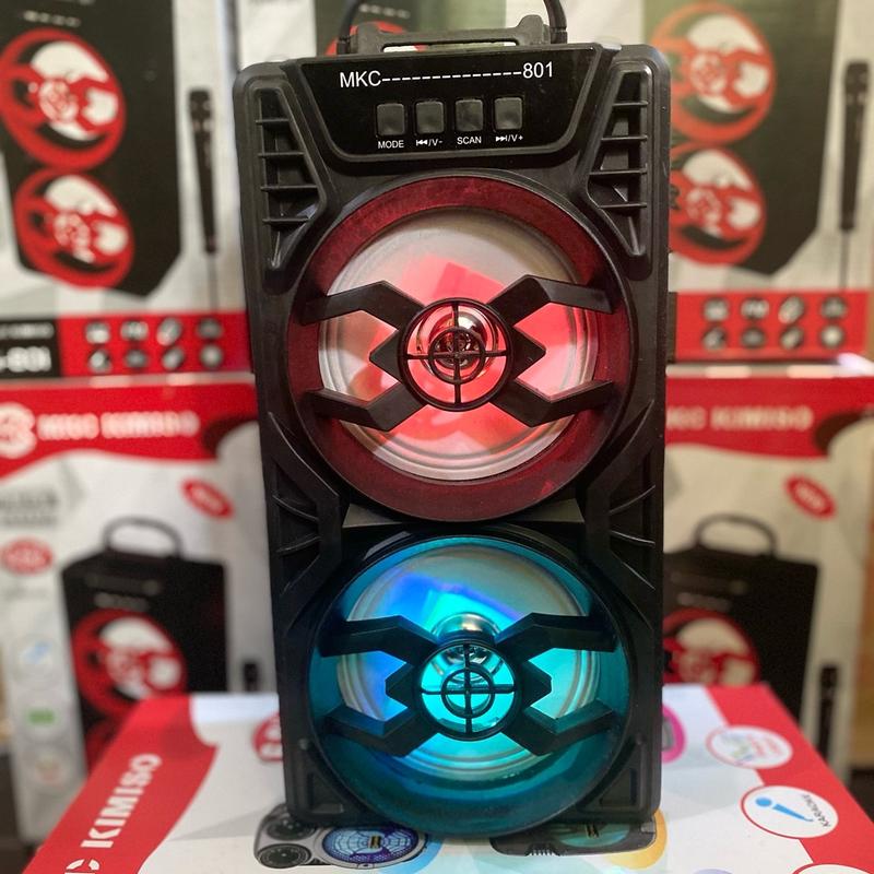 ￼Salon aktif Fortable 2 tingkat Speaker QS 801/Speaker Bluetooth Portable Radio Fm/Speaker Aktif Bluetooth 2