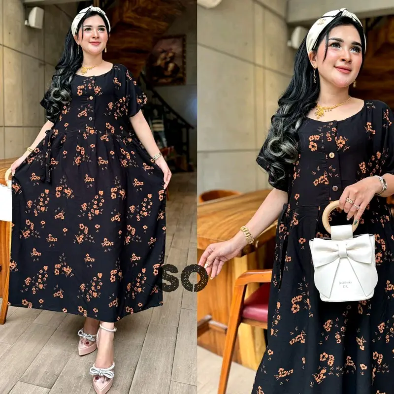 New Daster Chibi Kekinian Daster Murah Berkualitas Dress Chibi Viral Dres Batik Kekinian 2