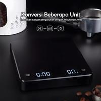 Gambar [COD]ALLTOU Timbangan Dapur Digital 5KG / 0.1GR Timbangan Kopi Digital Coffee Scale Kitchen Scale Kitchenware - Hitam (ditingkatkan) dari ALLTOU Indonesia Kab. Tangerang 5 Tokopedia