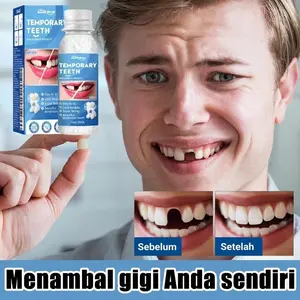Dekorasi Gigi Gaya Film dan Televisi, Cairan Perbaikan Gigi Hilang yang Laris Dijual Meredakan Nyeri Gusi Ketidaknyamanan Mulut Pereda Sakit Gigi Perawatan Menyegarkan Perbaikan Pembersihan Perawatan Gigi Tetes Pereda Gigi