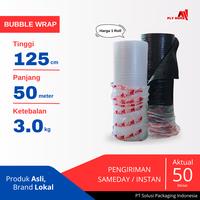 Gambar FLYHOME Bubble wrap putih 3kg 1 roll bubblewrap 125x50meter Instan - Hitam dari Flyhome Brand Lokal Kota Depok 1 Tokopedia