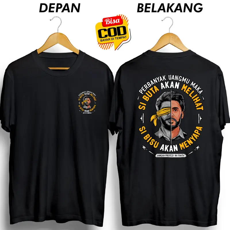 KAOS PERBANYAK UANGMU MAKA SIBUTA AKAN MELIHAT SIBISU AKAN MENYAPA DB 0