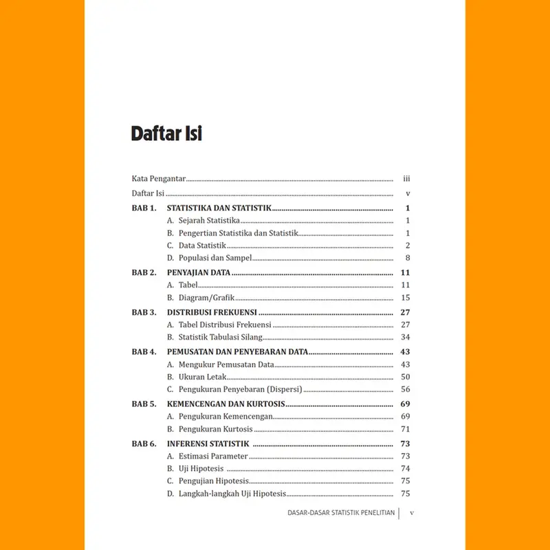 Buku Dasar-dasar Statistik Penelitian oleh Nuryadi, Tutut Dewi Astuti, Endang Sri Utami, & M. Budiantara 1