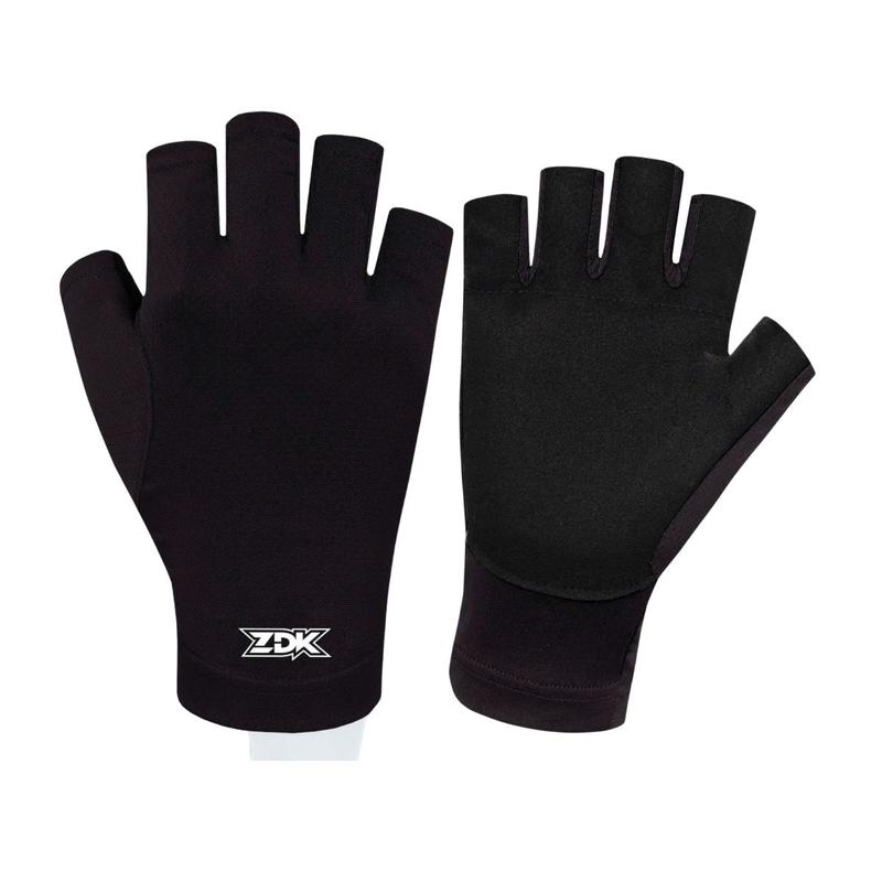 ZDK-Zzero Găng tay xe đạp nửa ngón freesize chất liệu cao cấp vải kim cương, da lộn và mút xốp dày