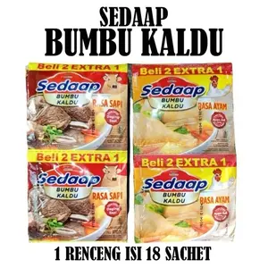 Sedaap Bumbu kaldu bubuk 1 renceng 18pcs