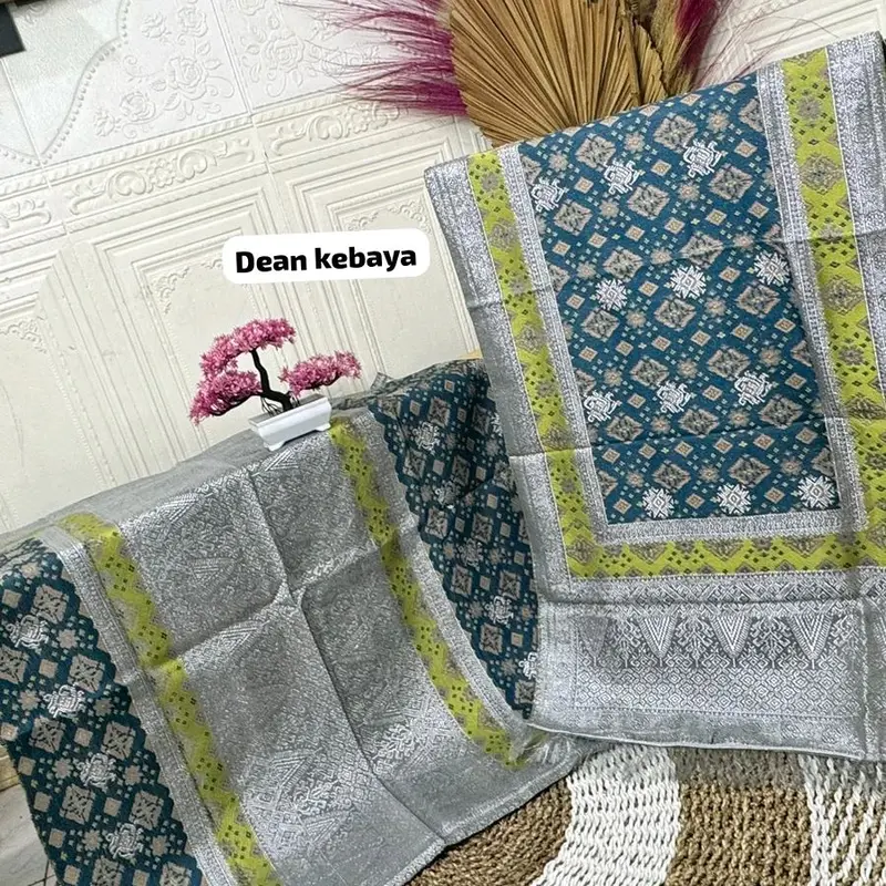kain songket mesin limar panca warna ,( premium ) 3 negri 3
