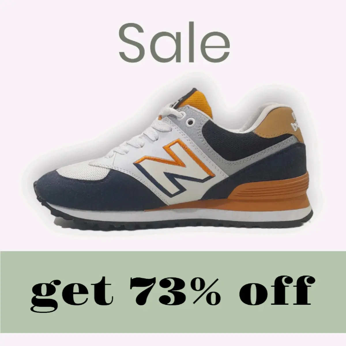 PROMO Sepatu Kasual pria NB Bahan Suede Made In U.S.A