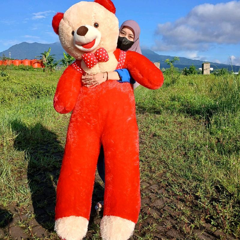 BONEKA SUPER JUMBO 2 METER PREMIUM SUDAH SNI Teddy Bear Dolls Toys 3
