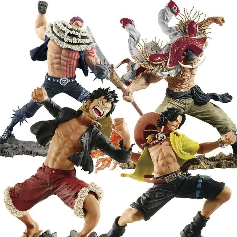 Mô Hình Làm Bằng Tay One Piece, Kỷ Niệm 20 Năm, Phiên Bản Nước Ngoài SC, Râu Trắng Luffy Ace Katakuri, Chất Liệu PVC Cao 24cm
