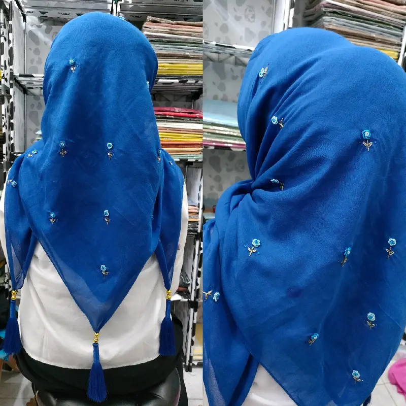 Hijab Paris Bunga Kecil Banyak Motif 2