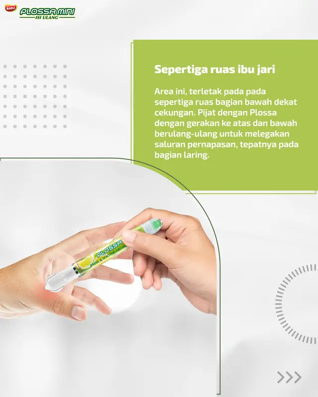 Inhaler Plossa Mini Press & Soothe Aromatics minyak aromatherapy 4ml Melegakan Flu Masuk Angin 3