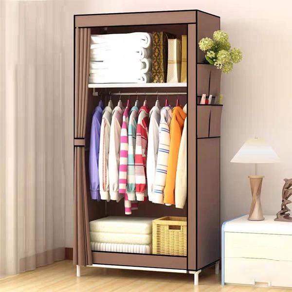 Tủ quần áo thời trang Tủ quần áo vải 3D Tiết kiệm không gian cho quần áo Tủ quần áo thông minh hiện đại Tủ quần áo phong cách hiện đại Thiết kế đa năng tiện lợi