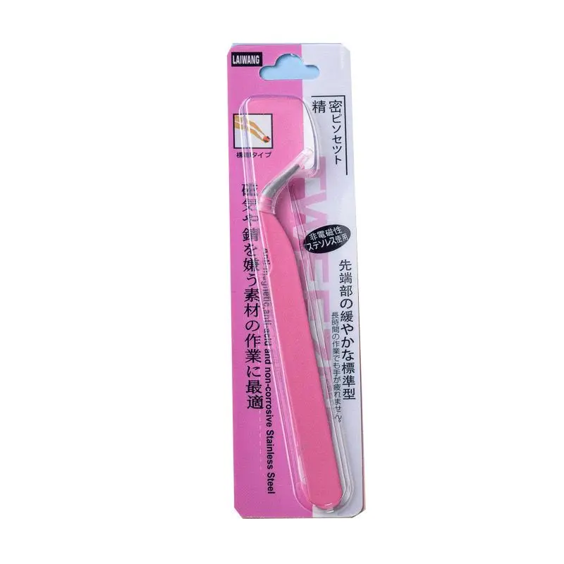 pinset pink bengkok