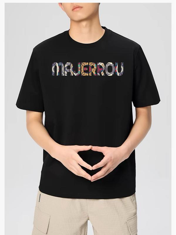 MAJERROU Pria Distro Kaos Pria Lengan Pendek Katun Adem Baju Tshirt Dewasa Basic Combed Distro CH2401 Oblong Polos Cowok 7