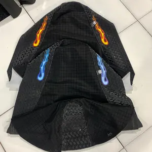 Kulit jok/sarung jok dragon skin x model  api samping motif api beat dance vario scopy dll termurah terlaris Motor Cover