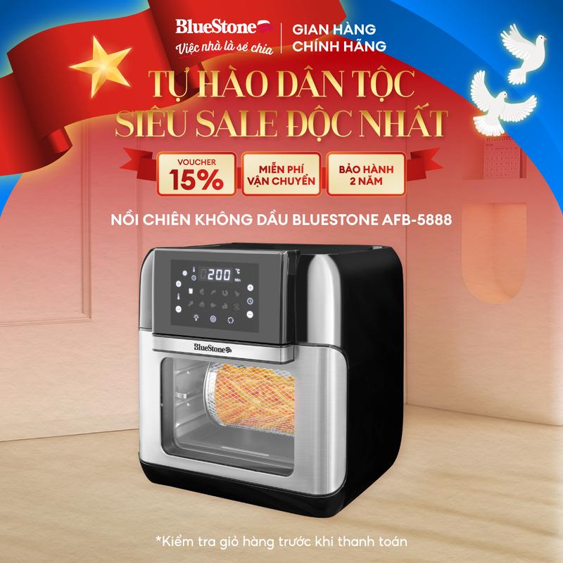 [SALE THÁNG 4] Nồi Chiên Không Dầu BlueStone AFB-5888 10 Lít