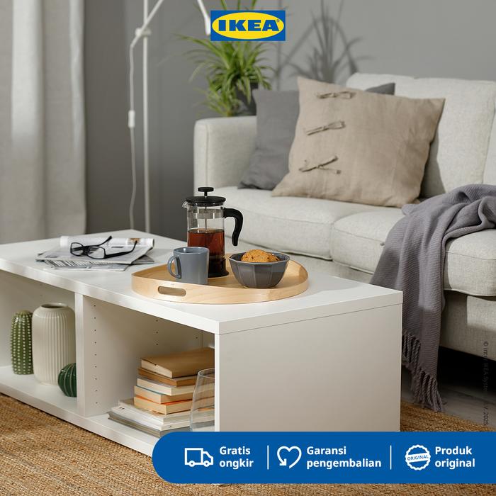 Gambar IKEA BESTA Meja Tamu Minimalis Putih 120x56x38cm  Furniture dari IKEA Indonesia Kota Administrasi Jakarta Timur Tokopedia