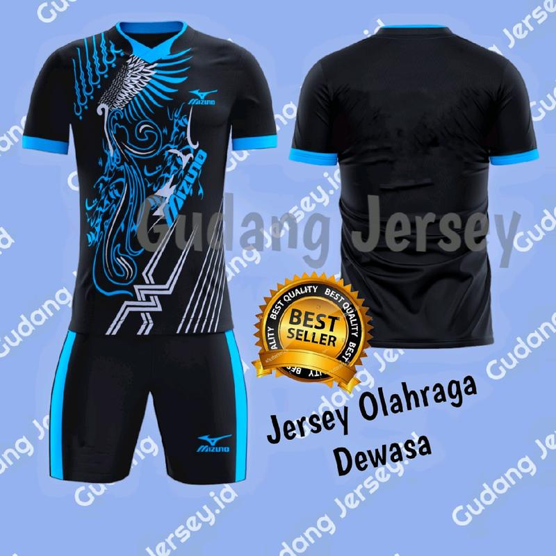 Baju futsal Kaos Olahraga Setelan Jersey dewasa Sport Pakaian Pria Wanita 7