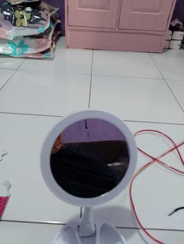 Product Review of Cermin Bulat Lipat Kaca Rias LED 2 Sisi Ganda Putar USB Cas from Y**i R**e 1