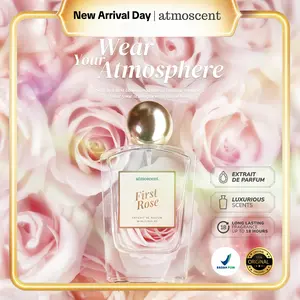 [Ready Stock] Atmoscent - First Rose Extrait de Perfume Atmoscent 50ML | Parfum Minyak Wangi Tahan Lama Pria Wanita Unisex