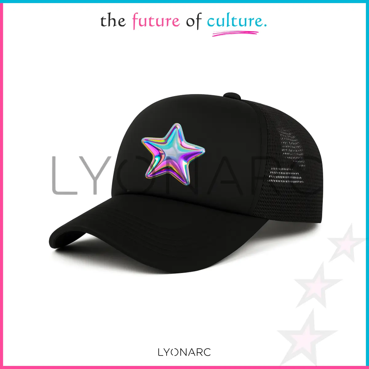 Full Black - Rainbow Star