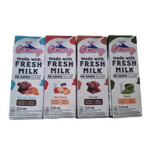 (12 pcs) Cimory Fresh Milk No Added Sugar 225 ml  - Matcha Marie Almond Coklat - Susu Segar Tanpa Gula Tambah - 225 ml