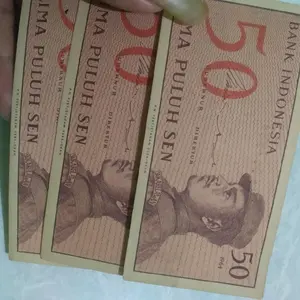 wang 50 sen tahun 1964 eror cetak