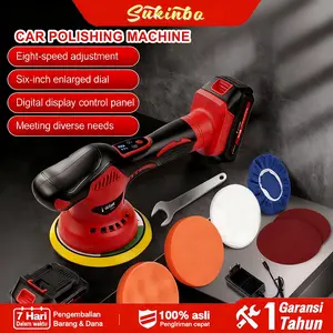 Victool 5500RPM PROMO! Mesin Poles Mobil Wireless - 6/8 Speed, Gerakan Elips, Anti Lecet Cat!