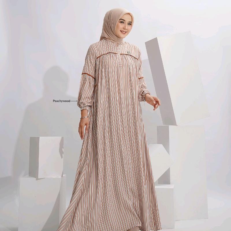 gamis wanita terbaru hallya dress by nadheera 2
