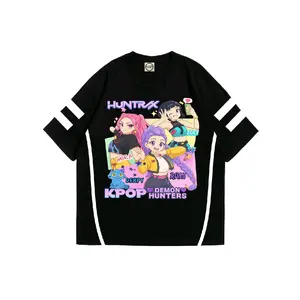 KAOS ANAK HK GAMBAR HUNTRIX KPOP DEMON HUNTER SABLON DTF PRINTING